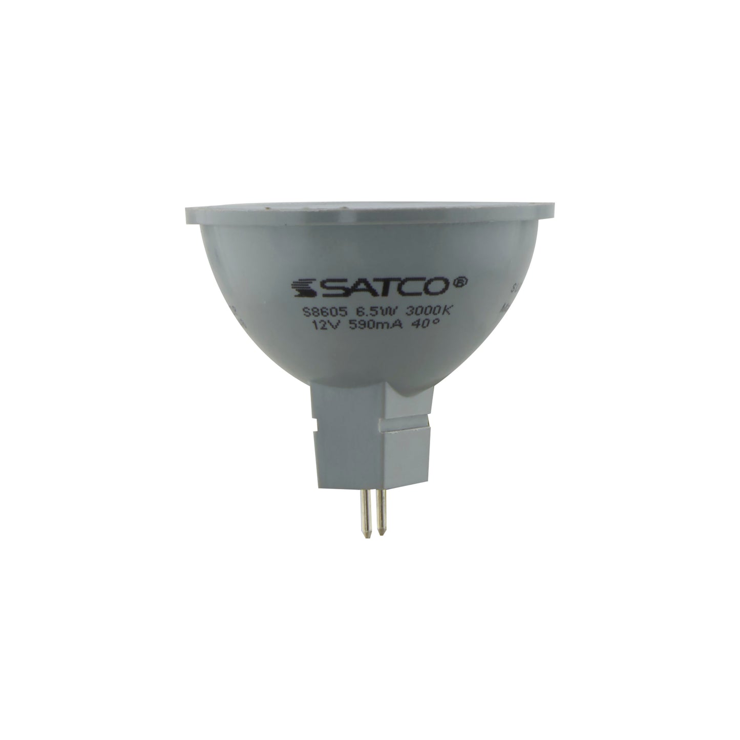 image of 6.5 Watt - LED MR16 - 3000K - 40 deg. Beam Angle - GU5.3 base - 12 Volt AC/DC - Carded