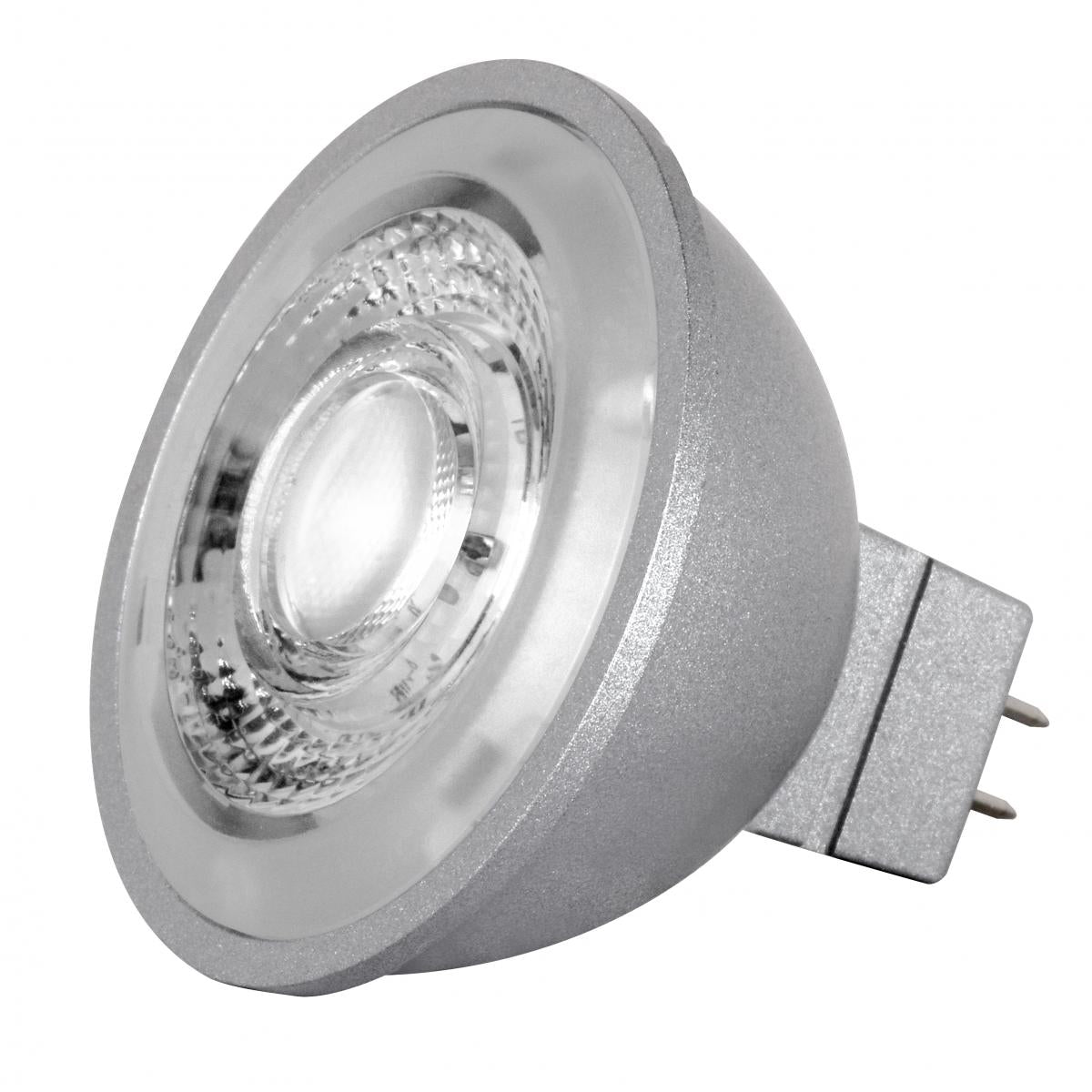 8W - LED MR16 - 40 deg. beam spread - GU5.3 base - 12 Volt AC/DC