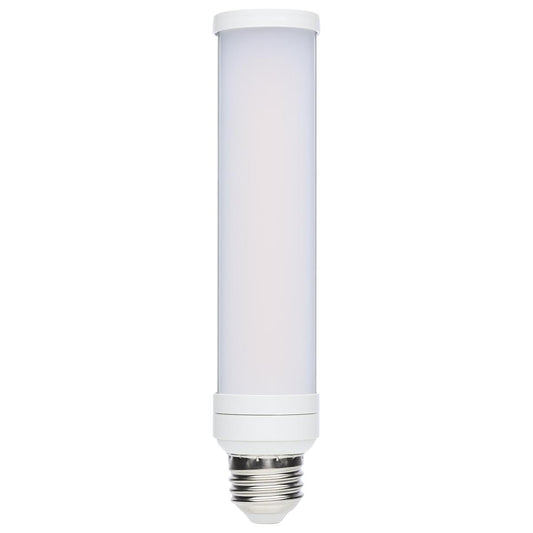8 Watt LED PL - E26 Base - 27K/30K/35K/40K/50K CCT Selectable - Type B Ballast Bypass - 120-277 Volt