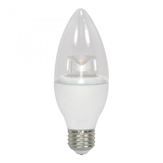 4.5 Watt - B11 LED - 3000K - Medium base - 120 Volt