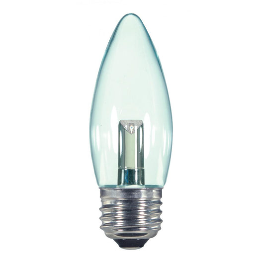 image of 1.4 Watt LED - B11 - Clear - 2700K - Medium base - 120 Volt - Carded