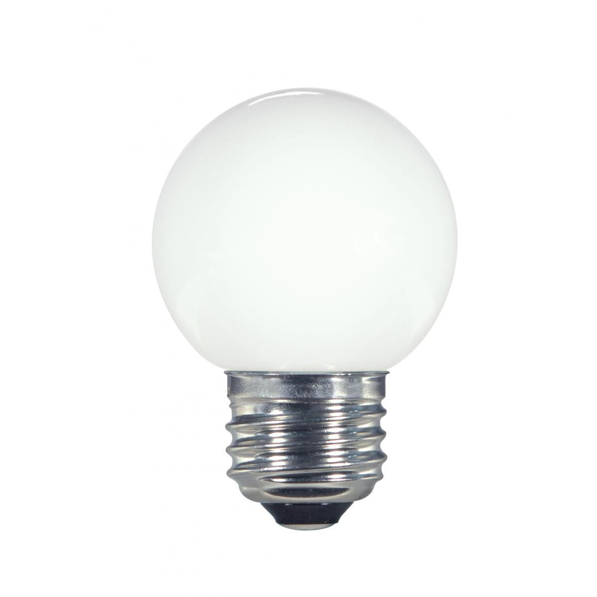 image of 1.4 Watt LED - G16 1/2 - White - 2700K - Medium base - 120 Volt - Carded