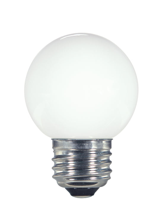 image of 1.4 Watt LED - G16 1/2 - White - 2700K - Medium base - 120 Volt - Carded