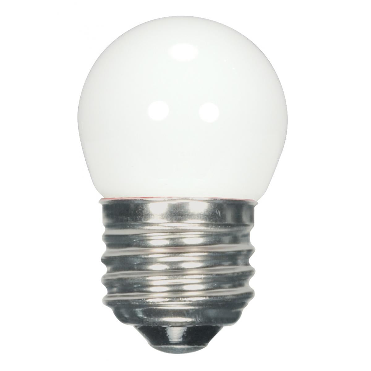 image of 1.2 Watt LED - S11 - White - 2700K - Medium base - 120 Volt - Carded