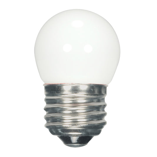 image of 1.2 Watt LED - S11 - White - 2700K - Medium base - 120 Volt - Carded