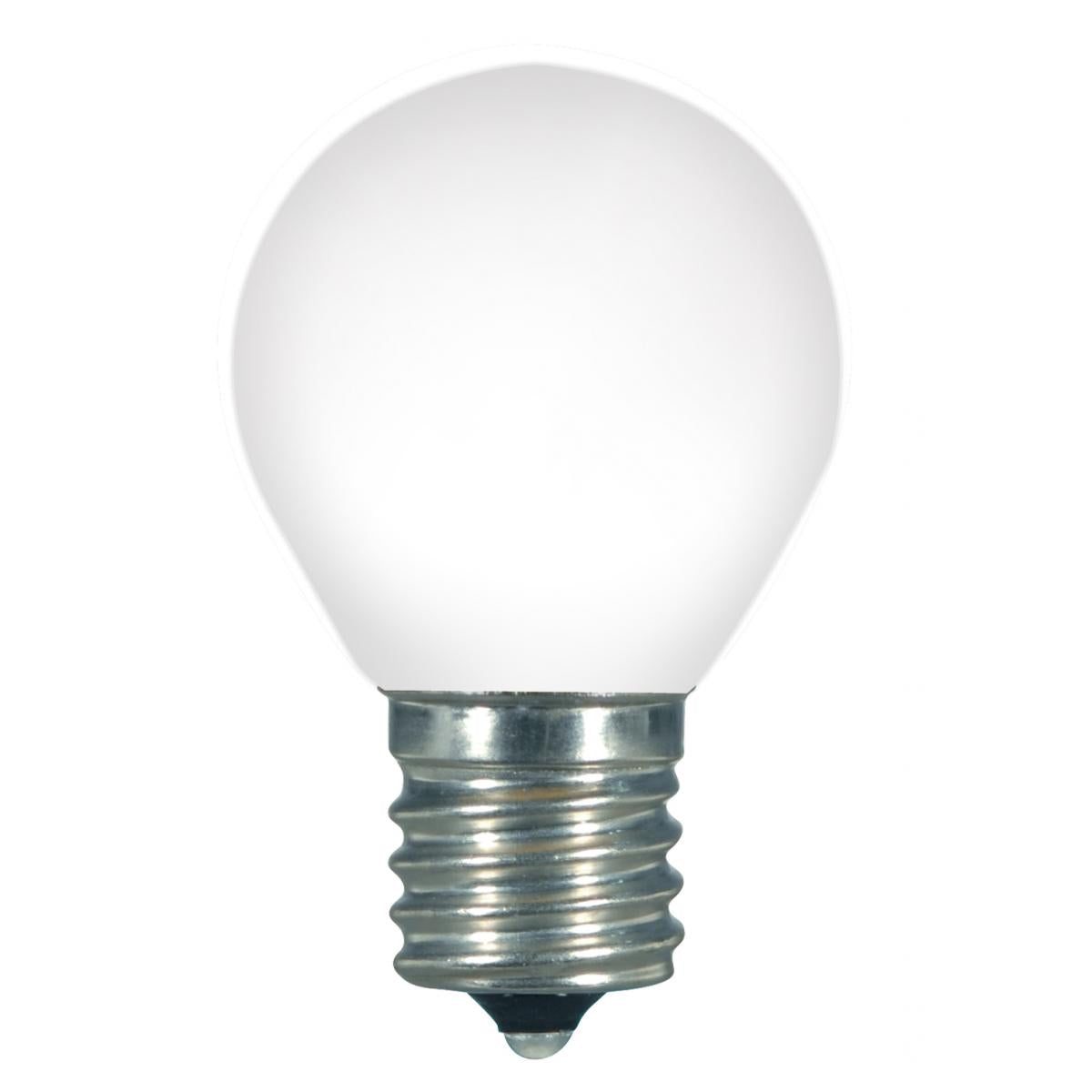 image of 1 Watt LED - S11 - White - 2700K - Intermediate base - 120 Volt - Carded