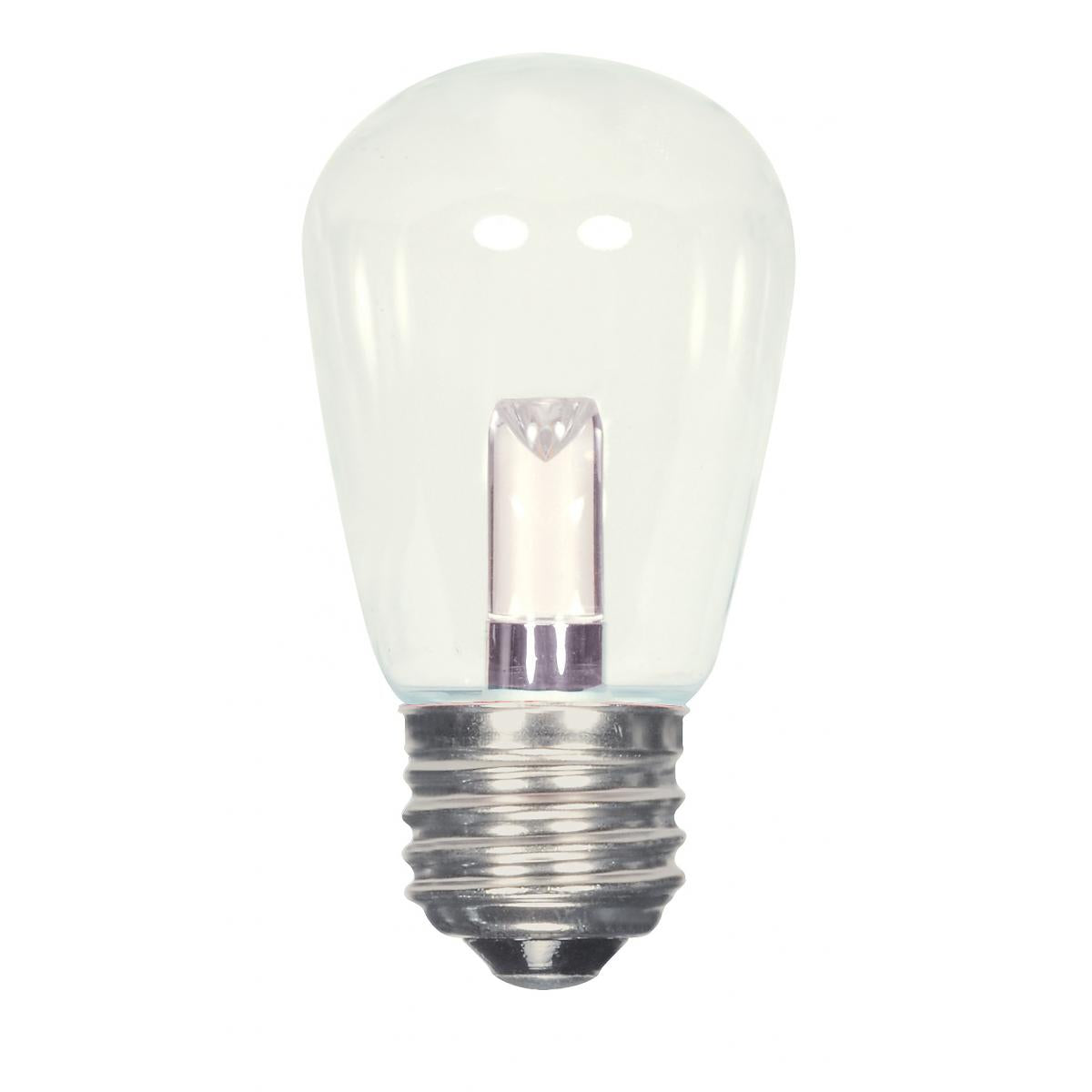 image of 1.4 Watt LED - S14 - Clear - 2700K - Medium base - 120 Volt - Carded