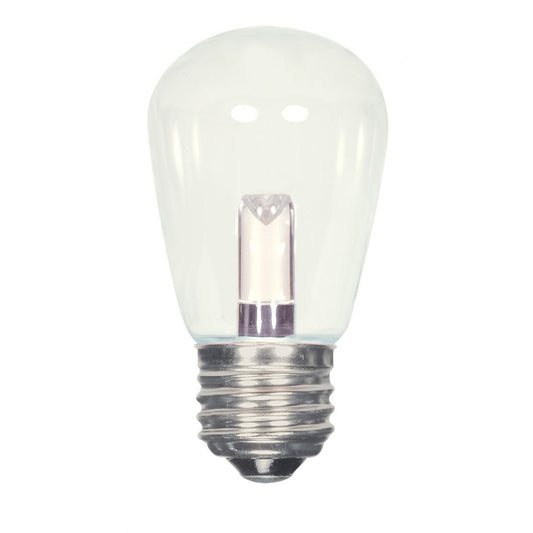 image of 1.4 Watt LED - S14 - Clear - 2700K - Medium base - 120 Volt - Carded