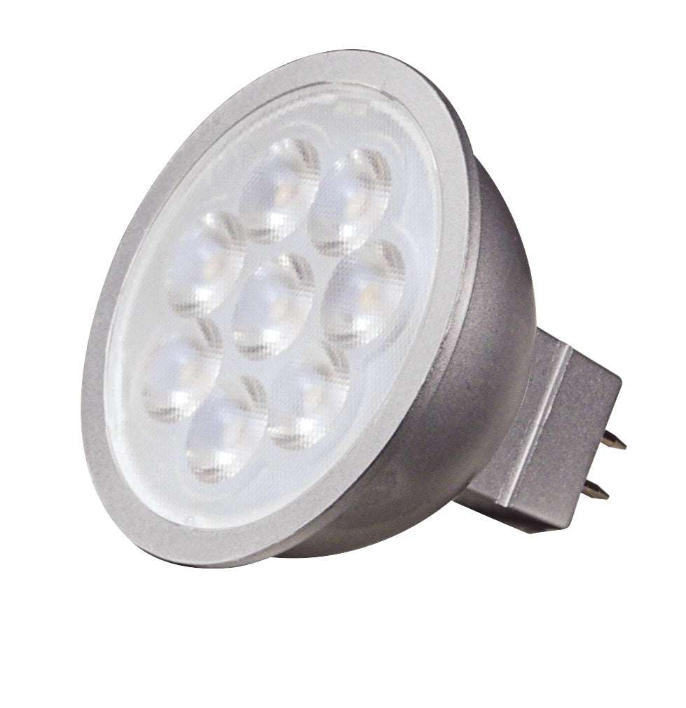 image of 6.5 Watt - LED MR16 LED - 2700K - 40 deg. Beam Angle - GU5.3 base - 12 Volt AC/DC