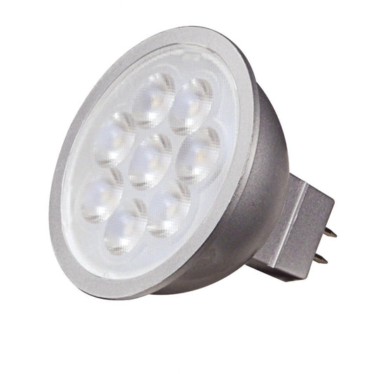 6.5 Watt - LED MR16 LED - 3000K - 40 deg. Beam Angle - GU5.3 base - 12 Volt AC/DC