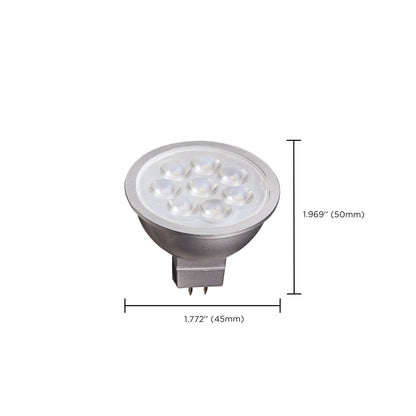 image of 6.5 Watt - LED MR16 LED - 3000K - 40 deg. Beam Angle - GU5.3 base - 12 Volt AC/DC