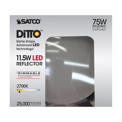 image of 11.5 Watt - LED BR40 - 2700K - 103 deg. Beam Angle - Medium base - 120 Volt - Dimmable