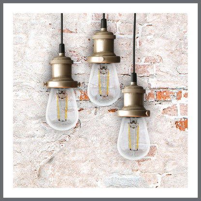 image of 1 Watt LED - S14 - Clear - Medium base - 2700K - 120 Volt